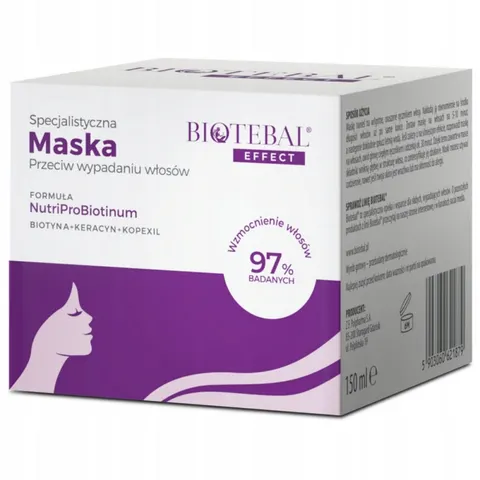 Biotebal Effect specjalistyczna maska przeciw wypadaniu włosów 150ml