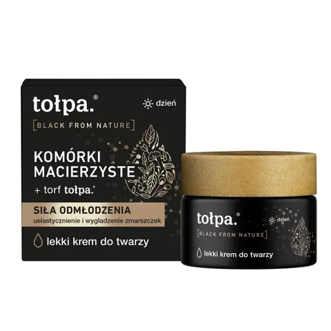TOŁPA BLACK from nature lekki krem do twarzy 50 ml