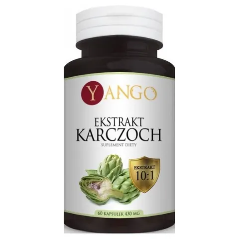 Yango Karczoch Ekstrakt 430mg suplement diety 60 kapsułek