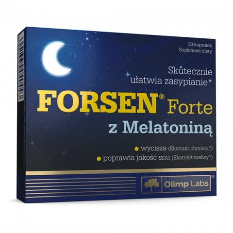 Olimp Labs Forsen Forte z melatoniną suplement diety 30 kapsułek