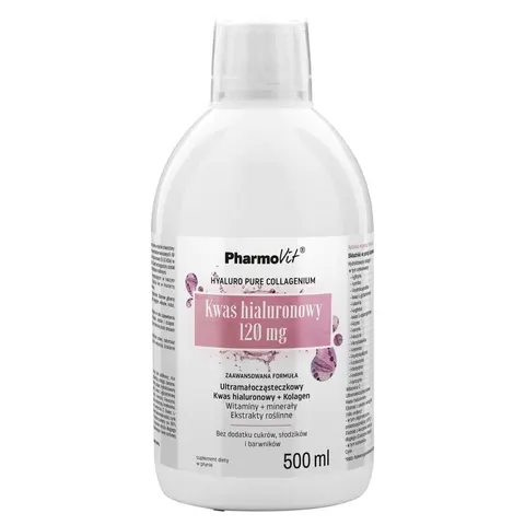 Pharmovit Kwas Hialuronowy 120 mg suplement diety 500ml