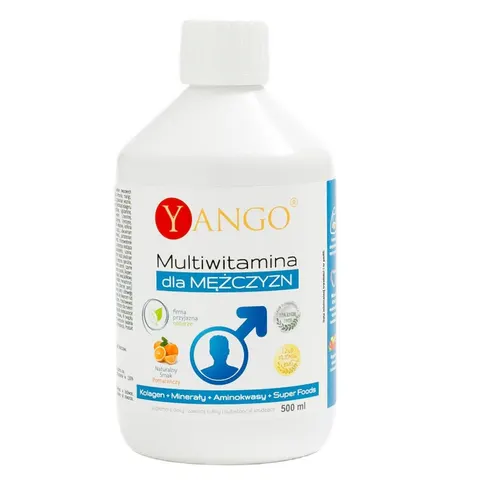 Yango Multiwitamina dla mężczyzn suplement diety w płynie 500ml