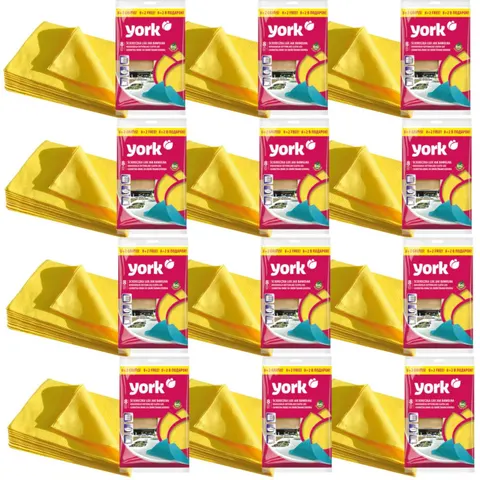 YORK Ściereczka LUX jak bawełna, 8 szt + 2 szt GRATIS, pakiet 12 opakowań