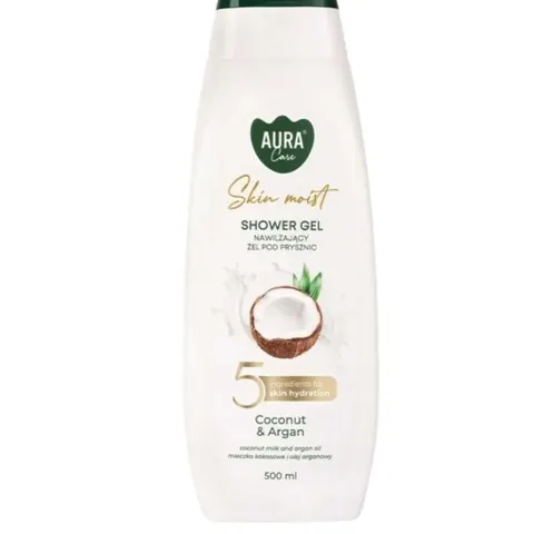 Kremowy żel pod prysznic 500 ml Kokos i Argan ASG-010-019 Aura Care