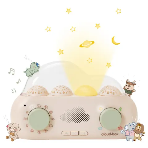 Muzyczny projektor z bajkami CloudBox - Wersja polsko - angielska