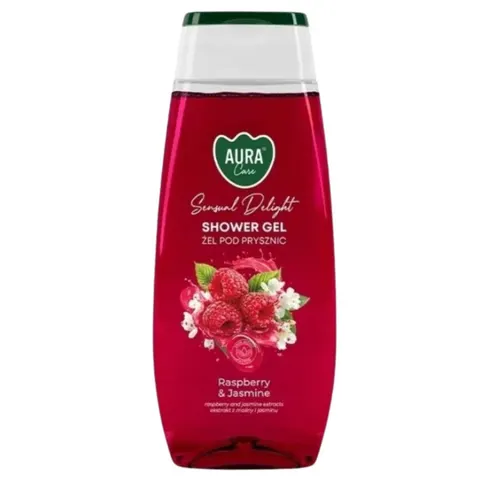 Żel pod prysznic 350 ml Malina i Jaśmin ASG-006-014 Aura Care