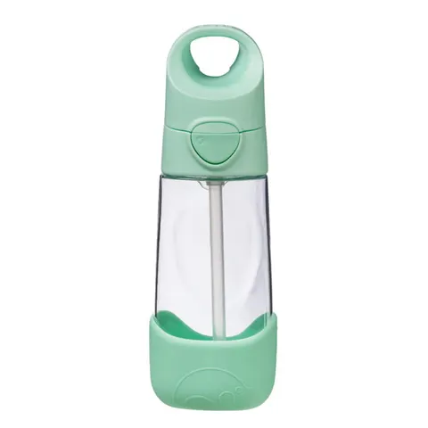 Bidon tritanowy ze słomką 450 ml, Spearmint, b.box