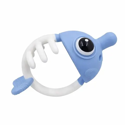 Mombella Gryzak Uspokajający Rybka 3w1 Light Blue