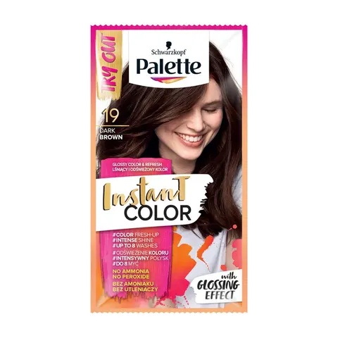 PALETTE INSTATNT SZAMPON KOLORYZUJĄCY 19 CIEMNY BRĄZ