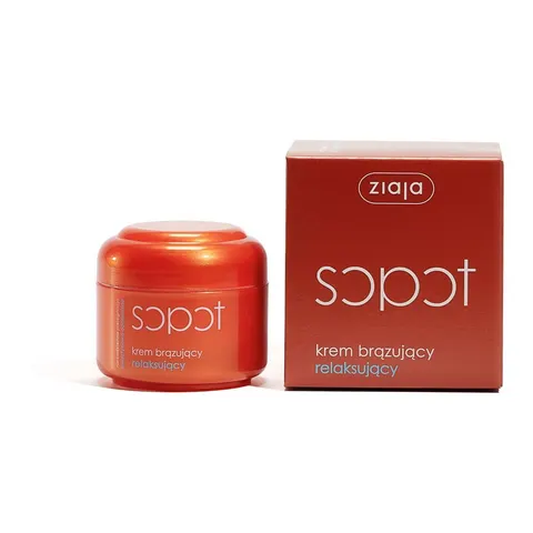 ZIAJA SOPOT KREM DO TWARZY 50ML BRĄZUJĄCY RELAKSUJĄCY