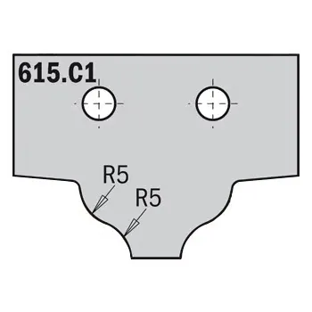 CMT Płytka wymienna 615.C1 do freza 615.350C