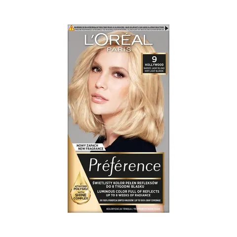 Loreal PREFERENCE FARBA KOLORYZUJĄCA Y /9 HOLLYWOOD