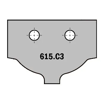 CMT Płytka wymienna 615.C3 do freza 615.350C
