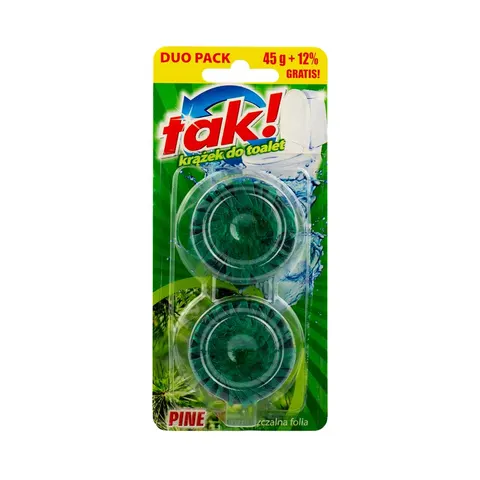 TAK KRĄŻEK DO SPŁUCZKI WC 50G 2 SZT. LEŚNY