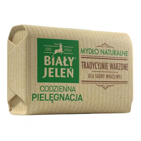 BIAŁY JELEŃ Mydło naturalne hipoalergiczne LEN, 100 g