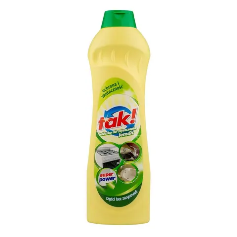 TAK MLECZKO DO CZYSZCZENIA 600G LEMON