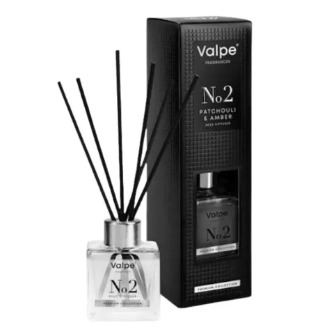 BISPOL VALPE Patyczki zapachowe PACZULA BURSZTYN, 80 ml