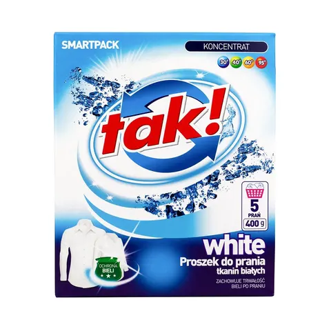 TAK PROSZEK DO PRANIA 400G WHITE