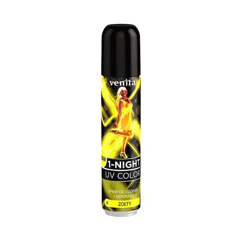 VENITA 1-NIGHT NEON SPRAY 50ML 4 ŻÓŁTY