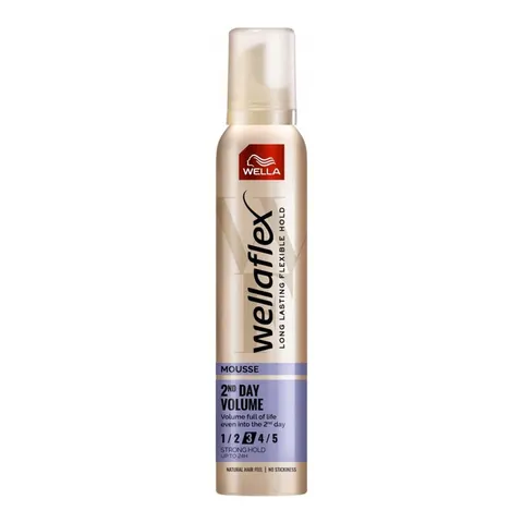 WELLAFLEX PIANKA DO WŁOSÓW 200ML 2nd DAY VOLUME STRONG HOLD 3