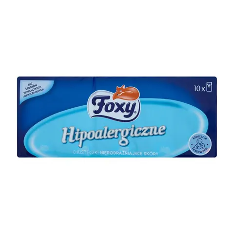 FOXY Chusteczki higieniczne A10 Hipoalergiczne /18/