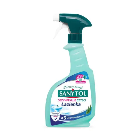SANYTOL SPRAY DO CZYSZCZENIA 500ML ŁAZIENKA