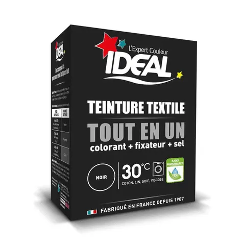 IDEAL FARBA DO TKANIN MINI ALL IN ONE CZARNA