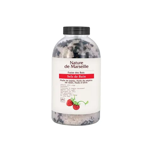NATURE DE MARSEILLE SÓL DO KĄPIELI 650G DZIKA POZIOMKA