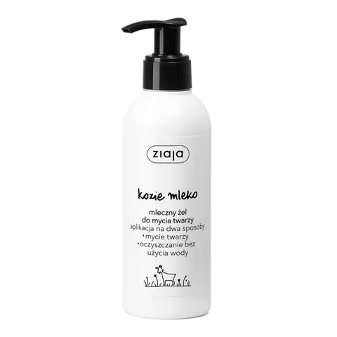 Ziaja kozie mleko mleczny żel do mycia twarzy, 200ml