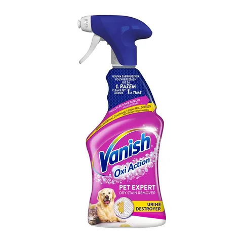 VANISH ODPLAMIACZ W SPRAYU 500ML DO DYWANÓW PET EXPERT