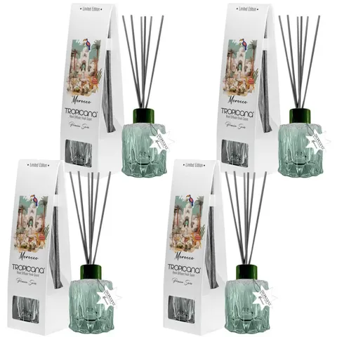 TROPICANA Patyczki zapachowe MOROCCO 100 ml, pakiet 4 szt.