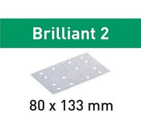 Festool arkusze ścierne brilliant 2 stf 80x133 p60 10x 496008