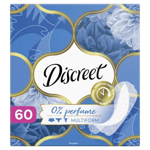 DISCREET WKŁADKI HIGIENICZNE NO PERFUME AIR 60 SZT.