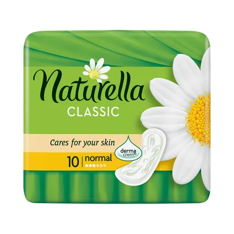 NATURELLA PODPASKI CAMOMILE CLASSIC 10 SZT. NORMAL