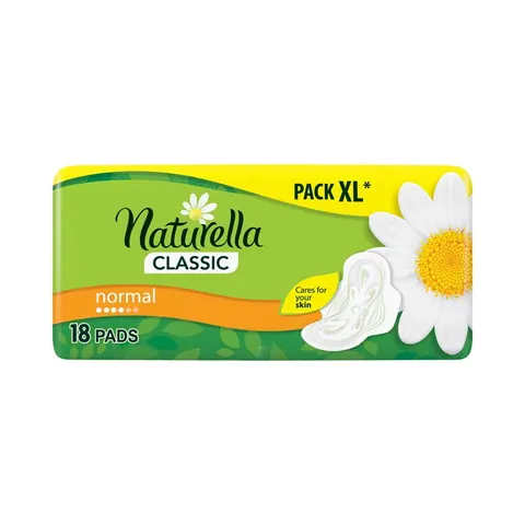 NATURELLA PODPASKI CAMOMILE CLASSIC 20 SZT. NORMAL ZE SKRZYDEŁKAMI
