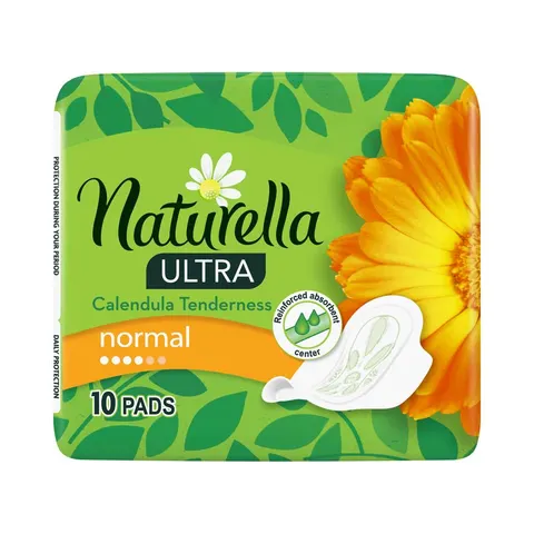 NATURELLA PODPASKI CALENDULA TENDERNESS ULTRA 10 SZT. NORMAL