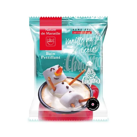 NATURE DE MARSEILLE KOSTKA MUSUJĄCA DO KĄPIELI 50G VANILLA&CHERRY JUICE