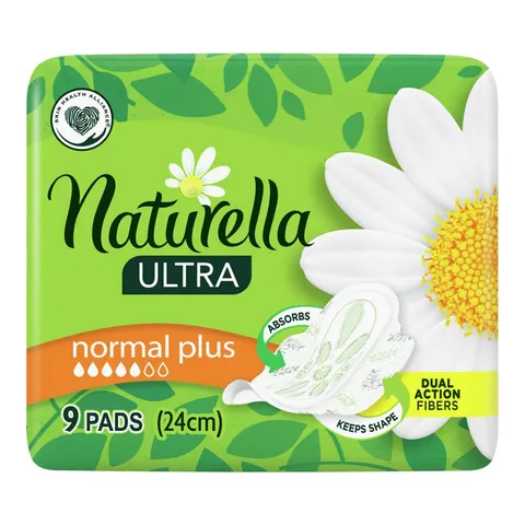 NATURELLA PODPASKI CAMOMILE ULTRA 9 SZT. NORMAL PLUS