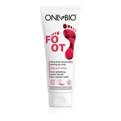 ONLYBIO FOOT PEELING DO STÓP 75ML NATURALNIE ZŁUSZCZAJĄCY