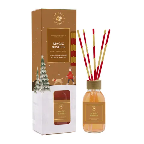 LA CASA DE LOS AROMAS X-MAS Patyczki zapachowe CYNAMON-POMARAŃCZA, 95 ml