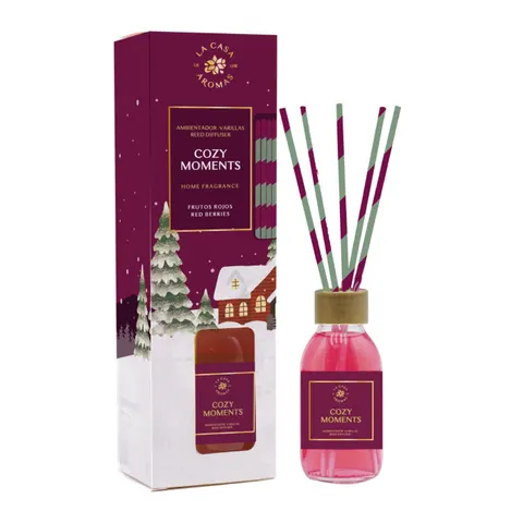 LA CASA DE LOS AROMAS X-MAS Patyczki zapachowe CZERWONE OWOCE, 95 ml