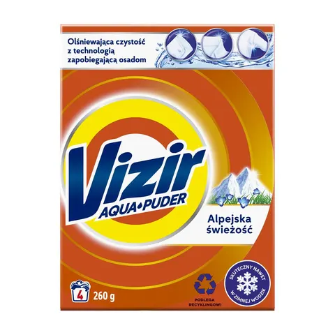 VIZIR PROSZEK DO PRANIA 4P 260G ALPEJSKA ŚWIEŻOŚĆ