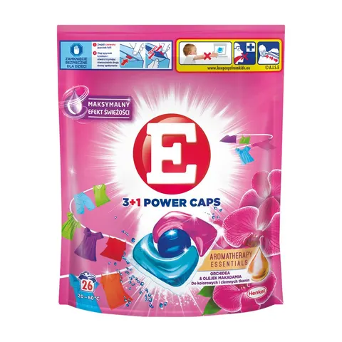 E KAPSUŁKI DO PRANIA 3+1 26 SZT. KOLOR ORCHIDEA&OLEJEK MAKADAMIA