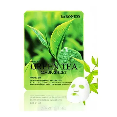 BARONESS MASECZKA DO TWARZY W PŁACIE 25ML GREEN TEA KOJĄCO-NAWILŻAJĄCA