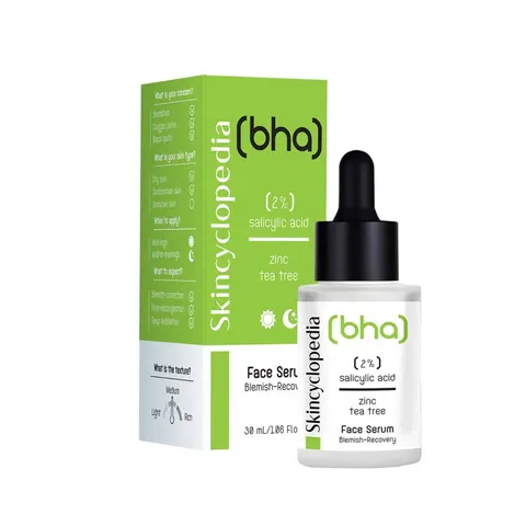 SKINCYCLOPEDIA SERUM DO TWARZY 30ML 2% SALICYL ACID&ZINC TEA TREE BLEMISH-RECOVERY REGENERUJĄCE