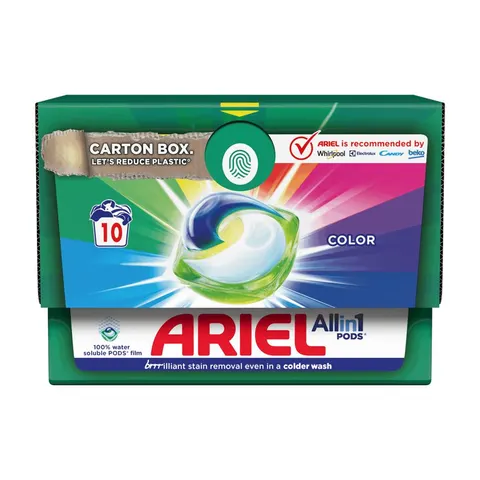 ARIEL KAPSUŁKI DO PRANIA 10 SZT. KARTON KOLOR