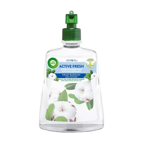 AIR WICK ODŚWIEŻACZ ACTIVE FRESH AUTOMATIC ZAPAS KWIAT BAWEŁNY/SOFT COTTON
