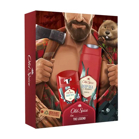 OLD SPICE ZESTAW PREZENTOWY DEEP SEA STICK+ŻEL POD PRYSZNIC