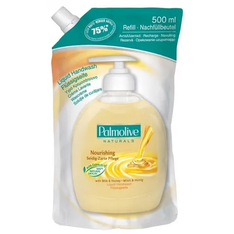 PALMOLIVE NATURALS Mydło w płynie MLEKO & MIÓD, 500 ml zapas
