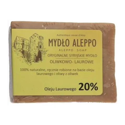 BIOMIKA MYDŁO W KOSTCE 190G ALEPPO 20% OLEJU LAUROWEGO